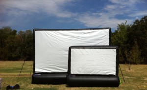 Inflatable Outdoor Movie Screen Rental Fort Worth